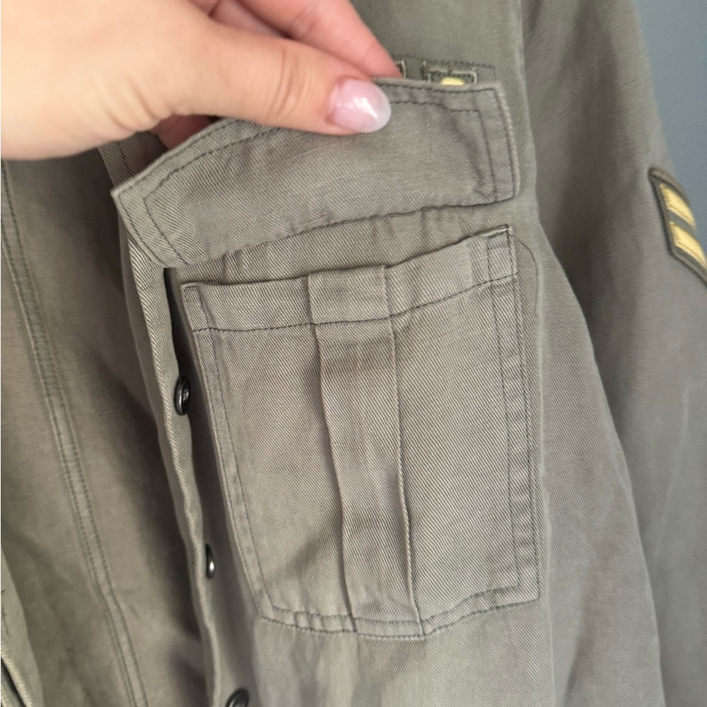RAILS Rowens military style jacket Sage Sz M - Picture 8 of 14